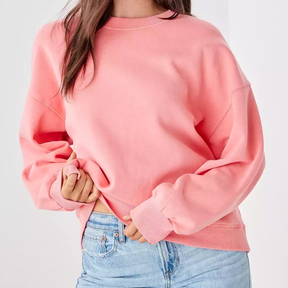 American Eagle Pink Crewneck Sweatshirt